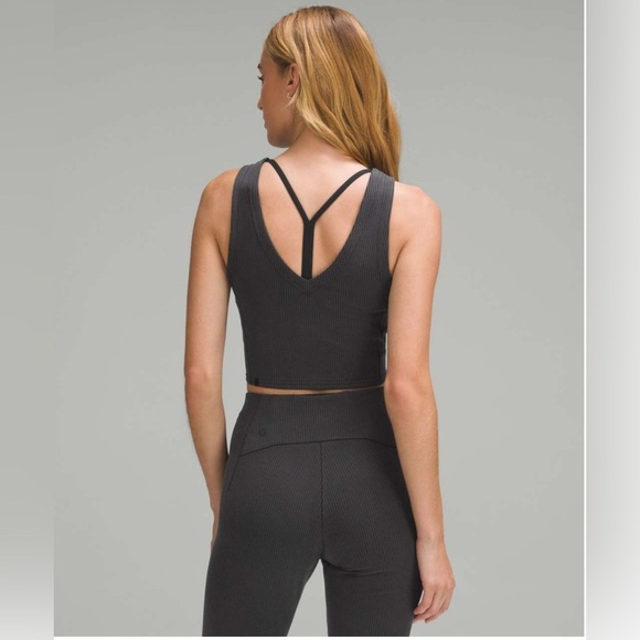 Lululemon Ribbed Softstreme Cropped Tank Top - Picture 2 of 6
